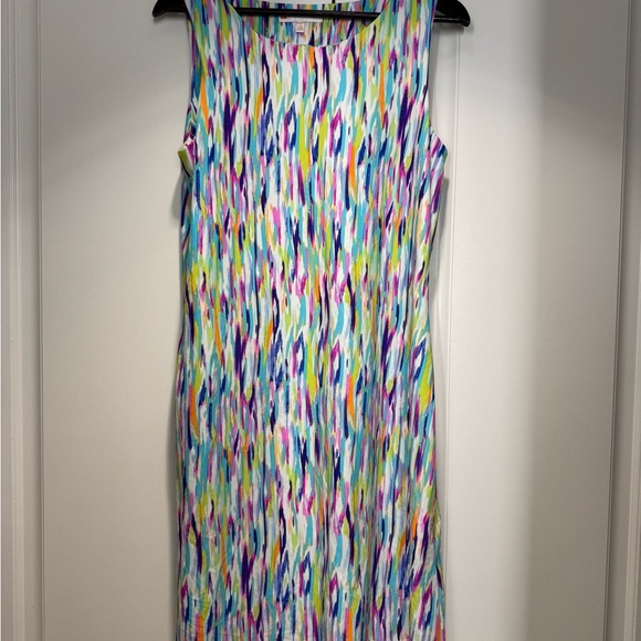 Jude Connally Dresses & Skirts - Colorful Abstract Print Sleeveless Dress